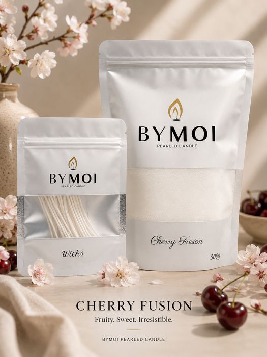 BYMOI pärlljus - Cherry fusion