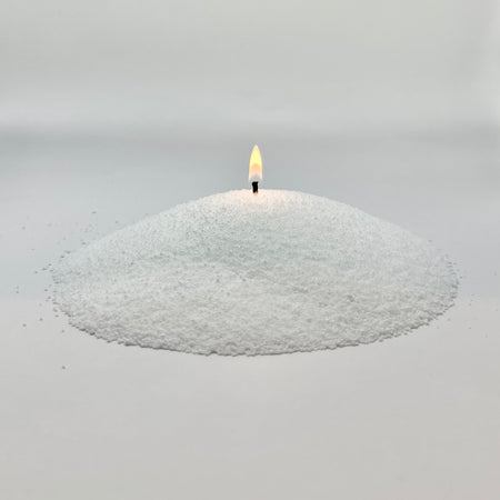 Pärlljus naturell vit + 15 vekar, 250g - BYMOI