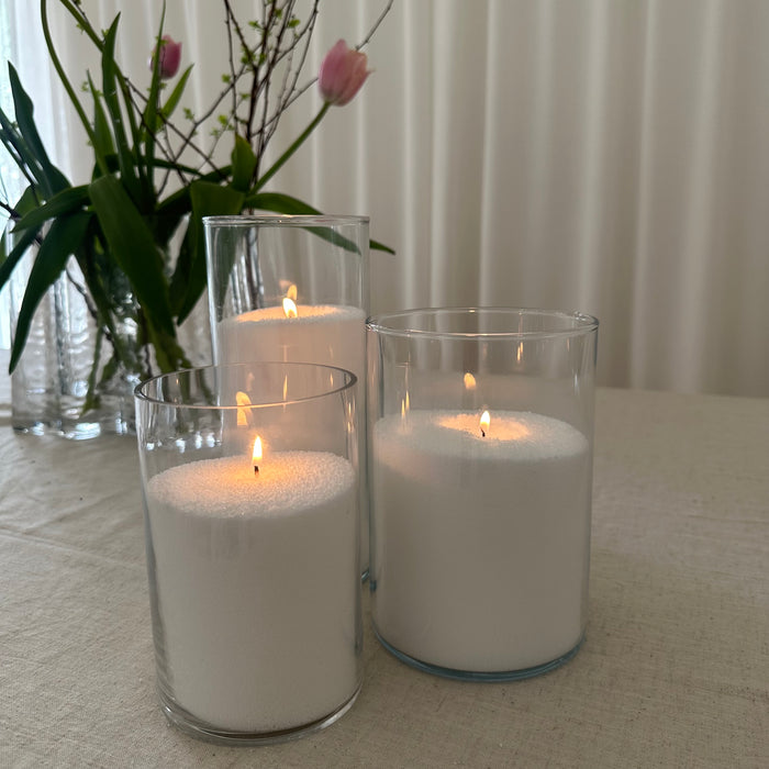 BYMOI pärlljus - Natural White 1kg (inkl. 30 vekar)