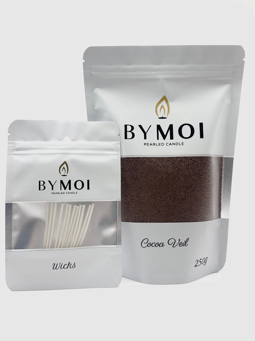 BYMOI pärlljus - Cocoa Veil