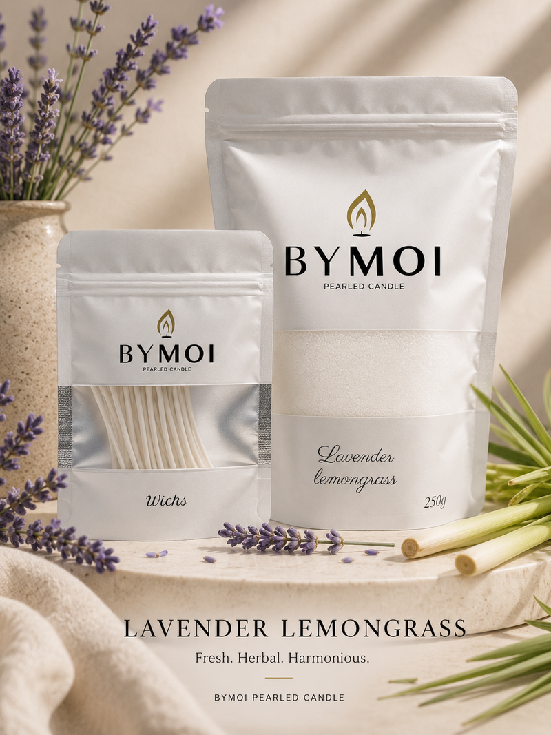 BYMOI pärlljus - Lavender lemongrass - BYMOI
