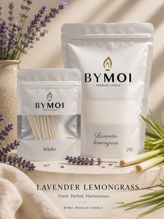 BYMOI pärlljus - Lavender lemongrass