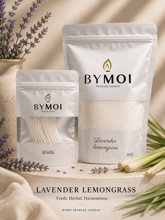 BYMOI pärlljus - Lavender lemongrass